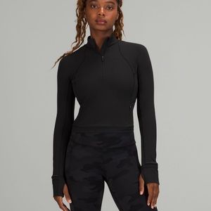It’s Rulu Run Cropped Half Zip